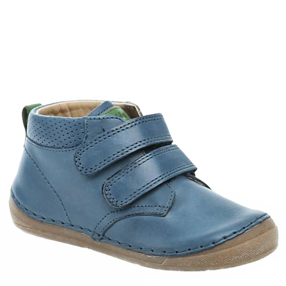 NEW FRODDO boys double velcro boots in denim